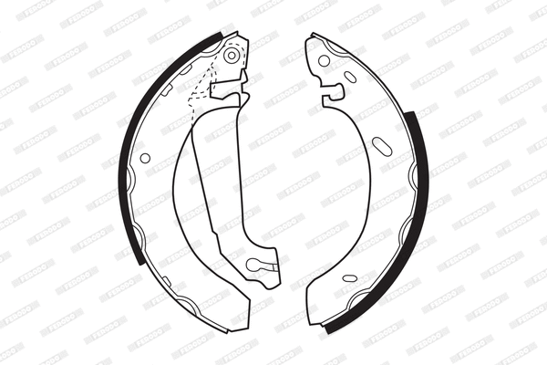 Brake Shoe Set (FSB296)