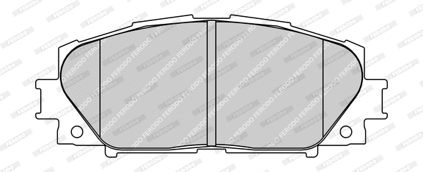 Brake Pad Set, disc brake (FDB1829-D)