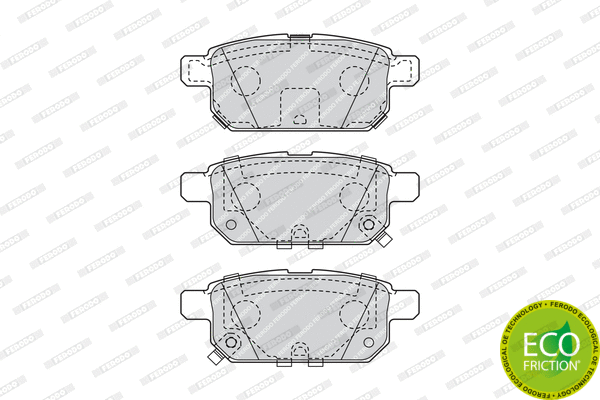 Brake Pad Set, disc brake (FDB4430)