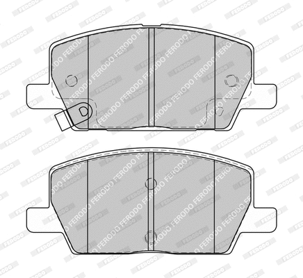 Brake Pad Set, disc brake (FDB4914-D)