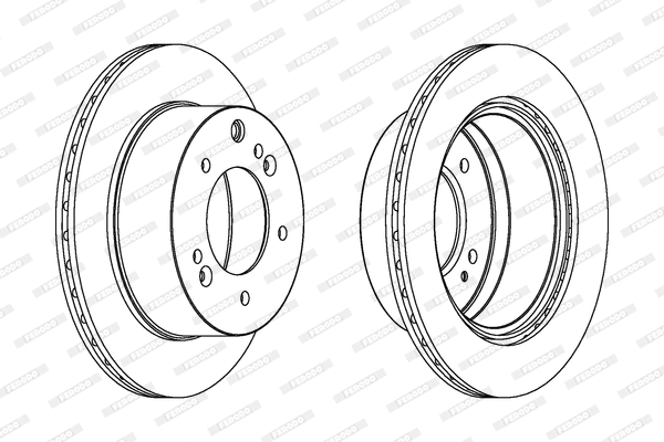 Brake Disc (DDF1543)
