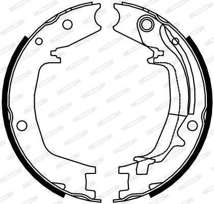 Brake Shoe Set, parking brake