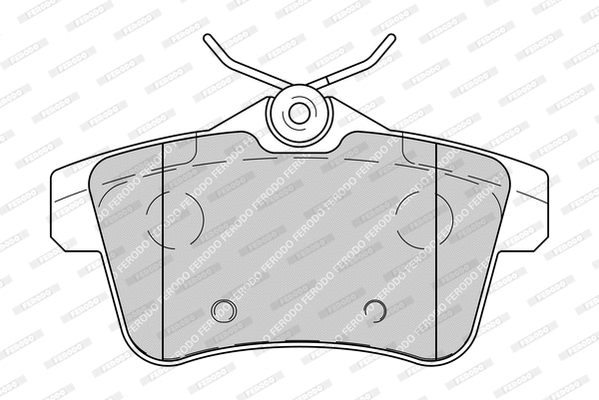 Brake Pad Set, disc brake (FDB4224-D)