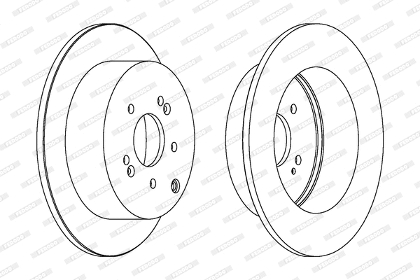Brake Disc (DDF1671)