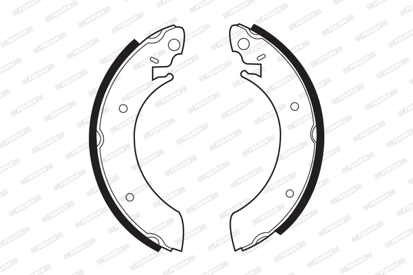 Brake Shoe Set (FSB357)
