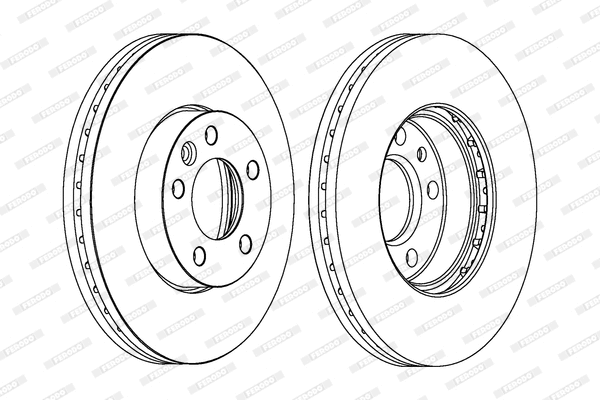 Brake Disc (DDF1253C-1)