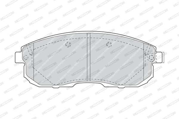 Brake Pad Set, disc brake (FDB1559)