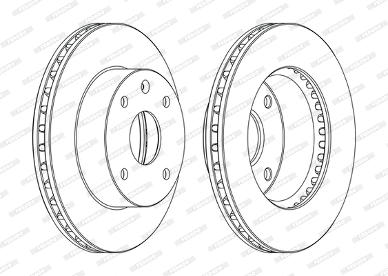 Brake Disc (DDF1257P-D)