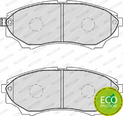 Brake Pad Set, disc brake (FDB1817)