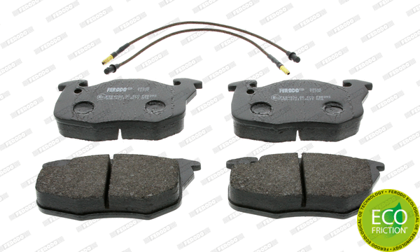 Brake Pad Set, disc brake (FDB393)