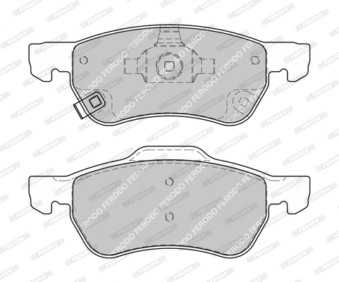 Brake Pad Set, disc brake (FDB4900-D)
