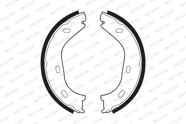 Brake Shoe Set, parking brake (FSB63)