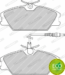 Brake Pad Set, disc brake (FDB406)