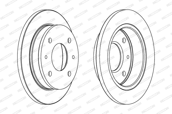 Brake Disc (DDF1077)