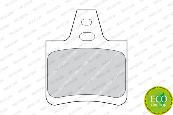 Brake Pad Set, disc brake (FDB615)