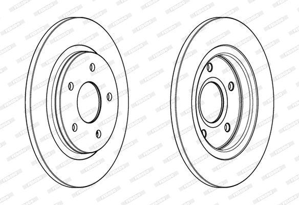 Brake Disc (DDF1808C)