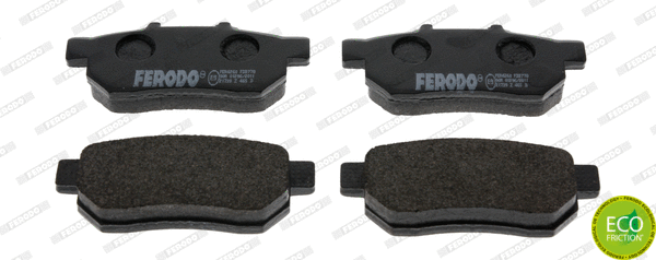 Brake Pad Set, disc brake (FDB778)