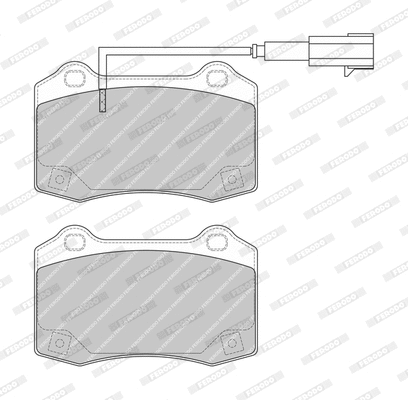 Brake Pad Set, disc brake (FDB4989-D)