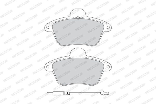 Brake Pad Set, disc brake (FDB1071)