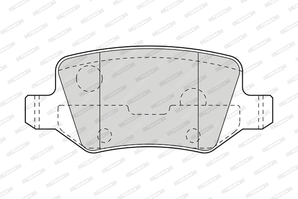 Brake Pad Set, disc brake (FDB1358)