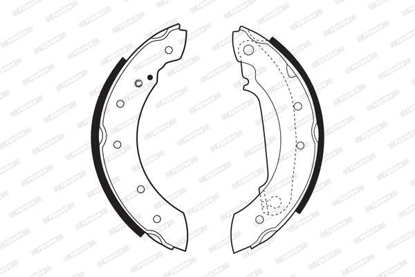 Brake Shoe Set (FSB330)