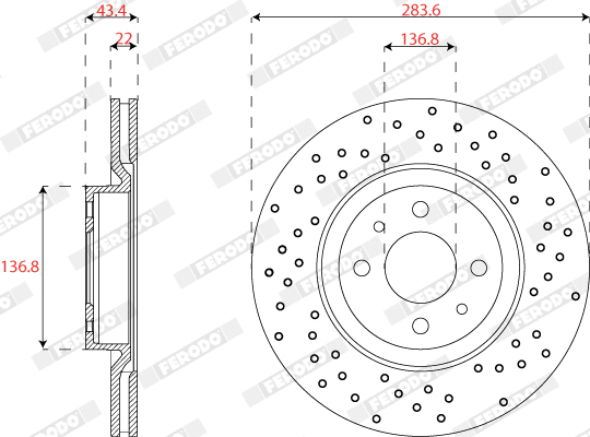 Brake Disc (DDF2793C)