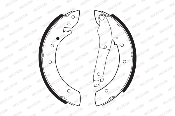 Brake Shoe Set (FSB159)