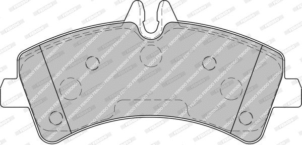 Brake Pad Set, disc brake (FVR1779)