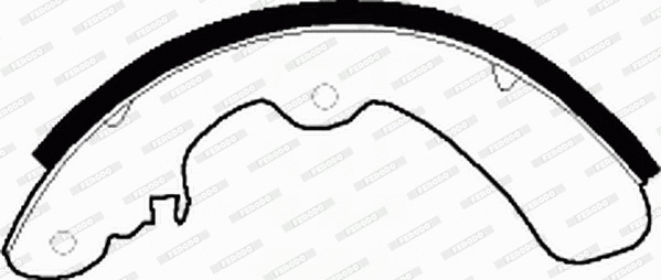 Brake Shoe Set (FSB190)