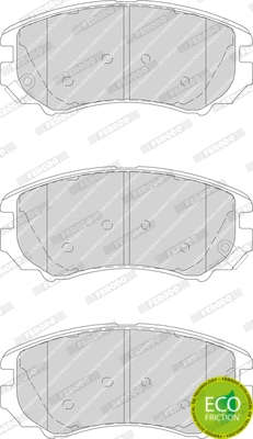 Brake Pad Set, disc brake (FDB1733)