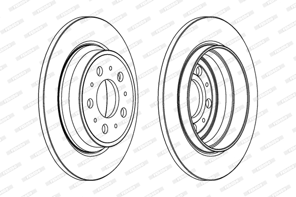 Brake Disc (DDF1079)