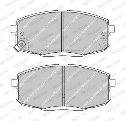 Brake Pad Set, disc brake (FDB4792-D)