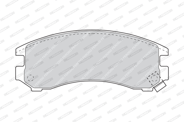 Brake Pad Set, disc brake (FDB780)