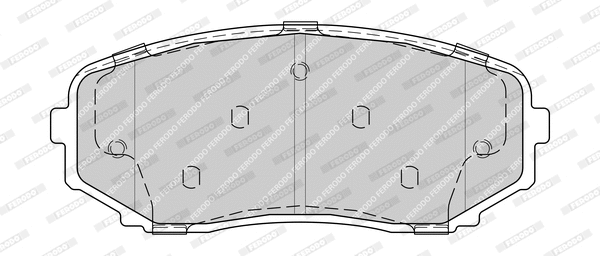 Brake Pad Set, disc brake (FDB4365-D)