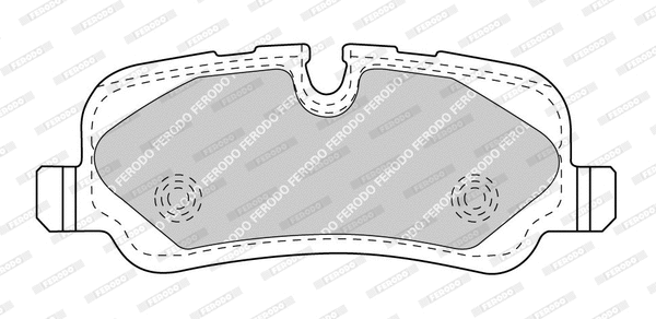 Brake Pad Set, disc brake (FDB4432)