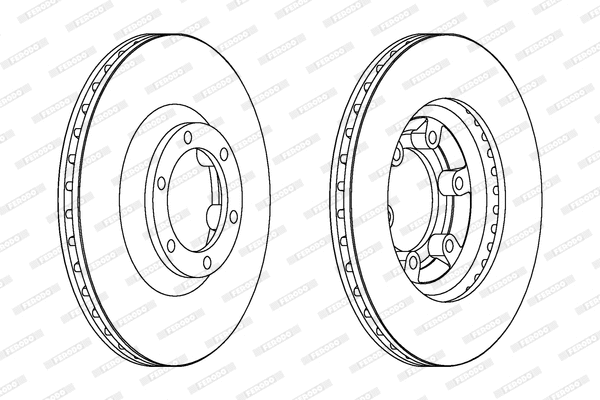 Brake Disc (DDF1633)