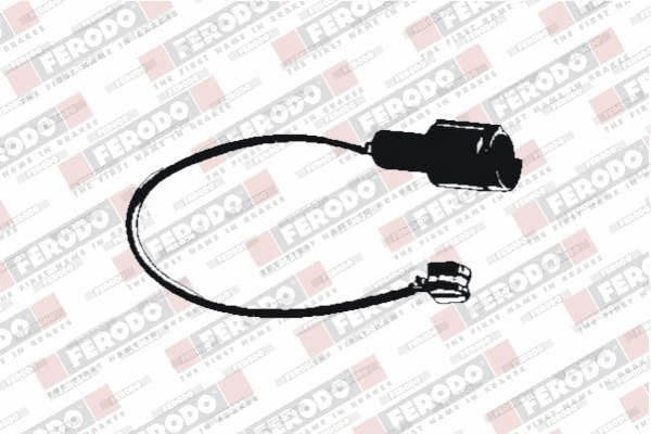Warning Contact, brake pad wear (FWI228)
