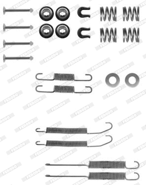 Accessory Kit, brake shoes (FBA152)