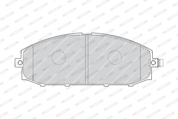 Brake Pad Set, disc brake (FDB1577)