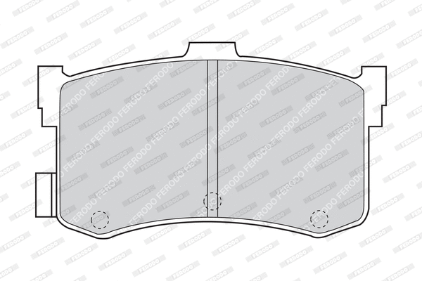 Brake Pad Set, disc brake (FDB444)