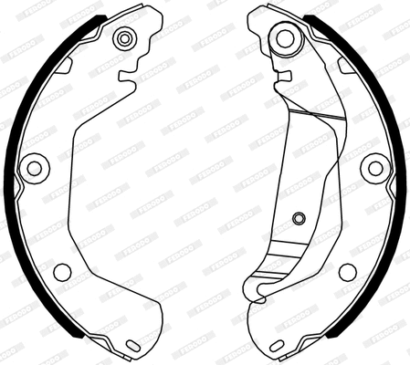 Brake Shoe Set (FSB4316)