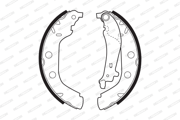 Brake Shoe Set (FSB547)