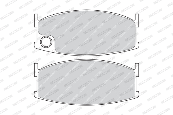 Brake Pad Set, disc brake (FDB191)