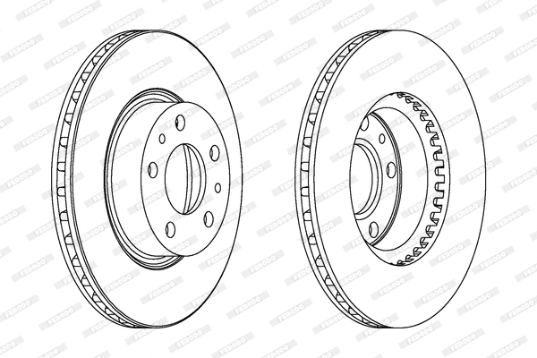 Brake Disc (DDF584)