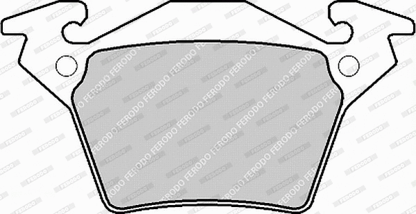 Brake Pad Set, disc brake (FVR1305)