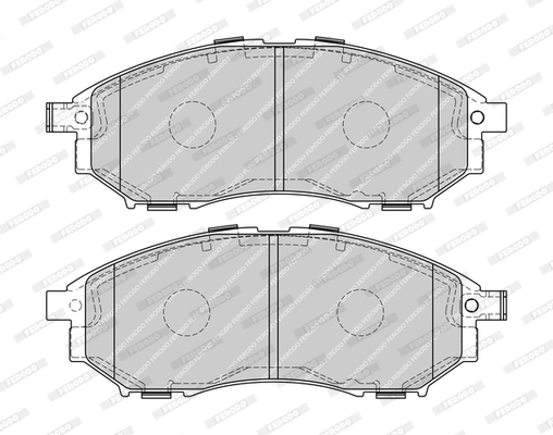 Brake Pad Set, disc brake (FDB4177-D)
