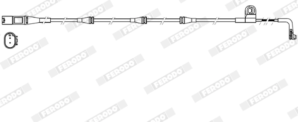 Warning Contact, brake pad wear