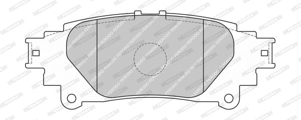 Brake Pad Set, disc brake (FDB4855-D)