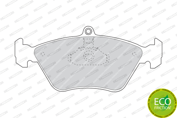 Brake Pad Set, disc brake (FDB901)