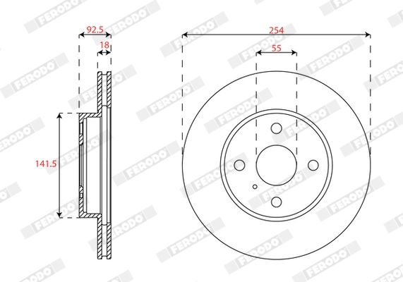 Brake Disc (DDF2166)